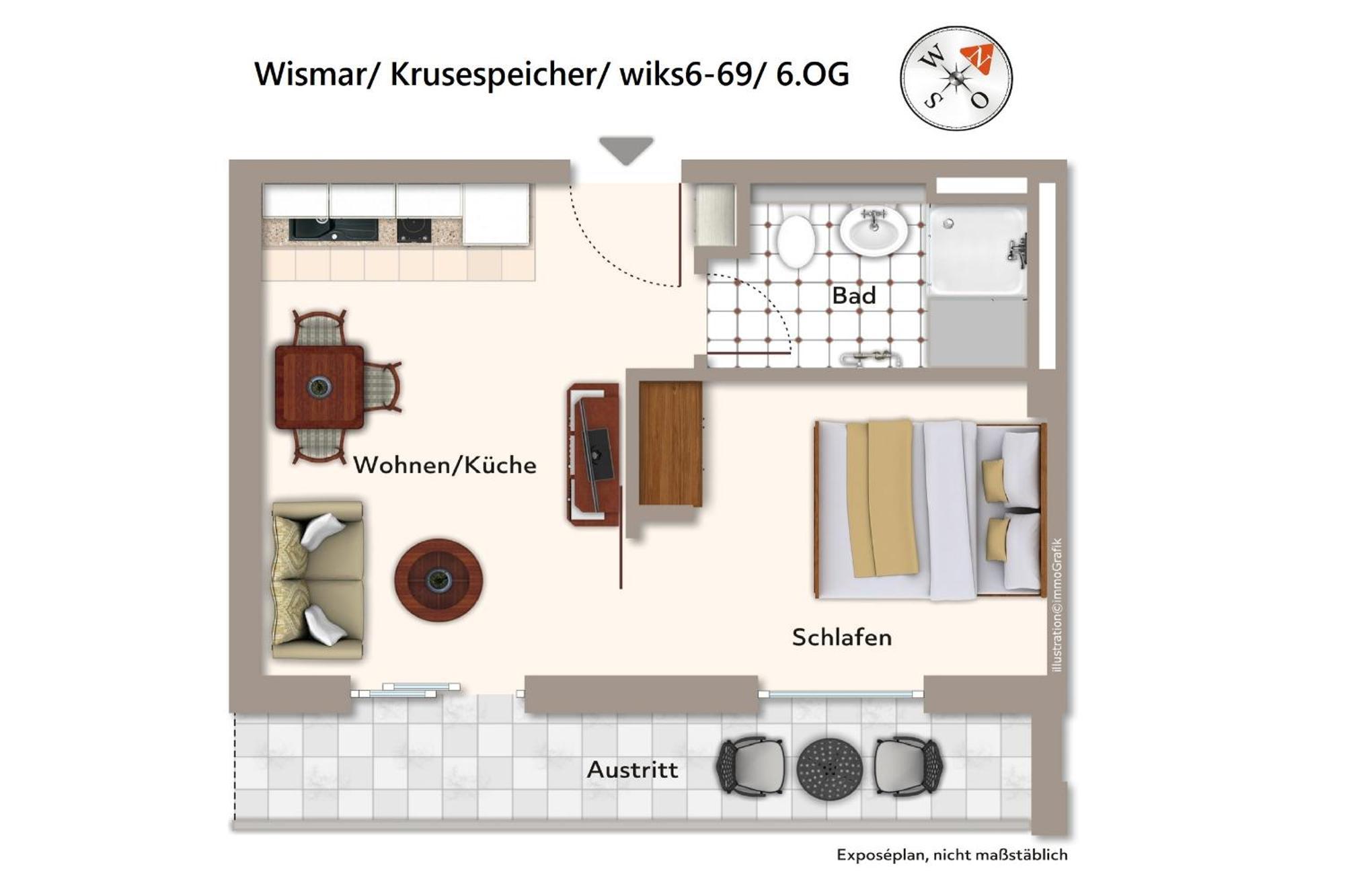 Krusespeicher Krusespeicher 6-69 Wismar Bagian luar foto